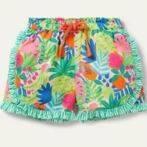 Boden Colorful Tropical Print Kids Shorts
